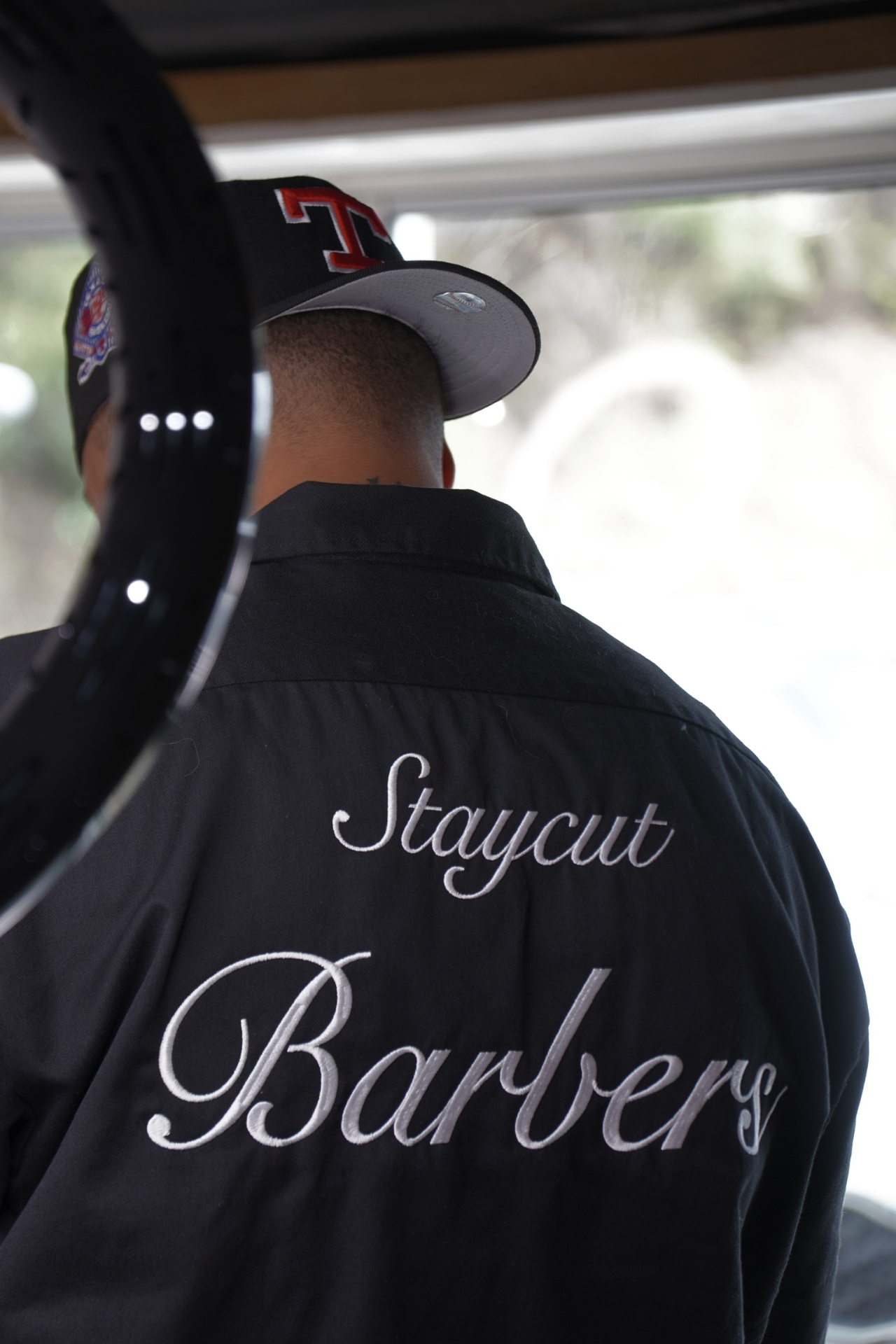 Stay Cut Barbers embroidered jacket
